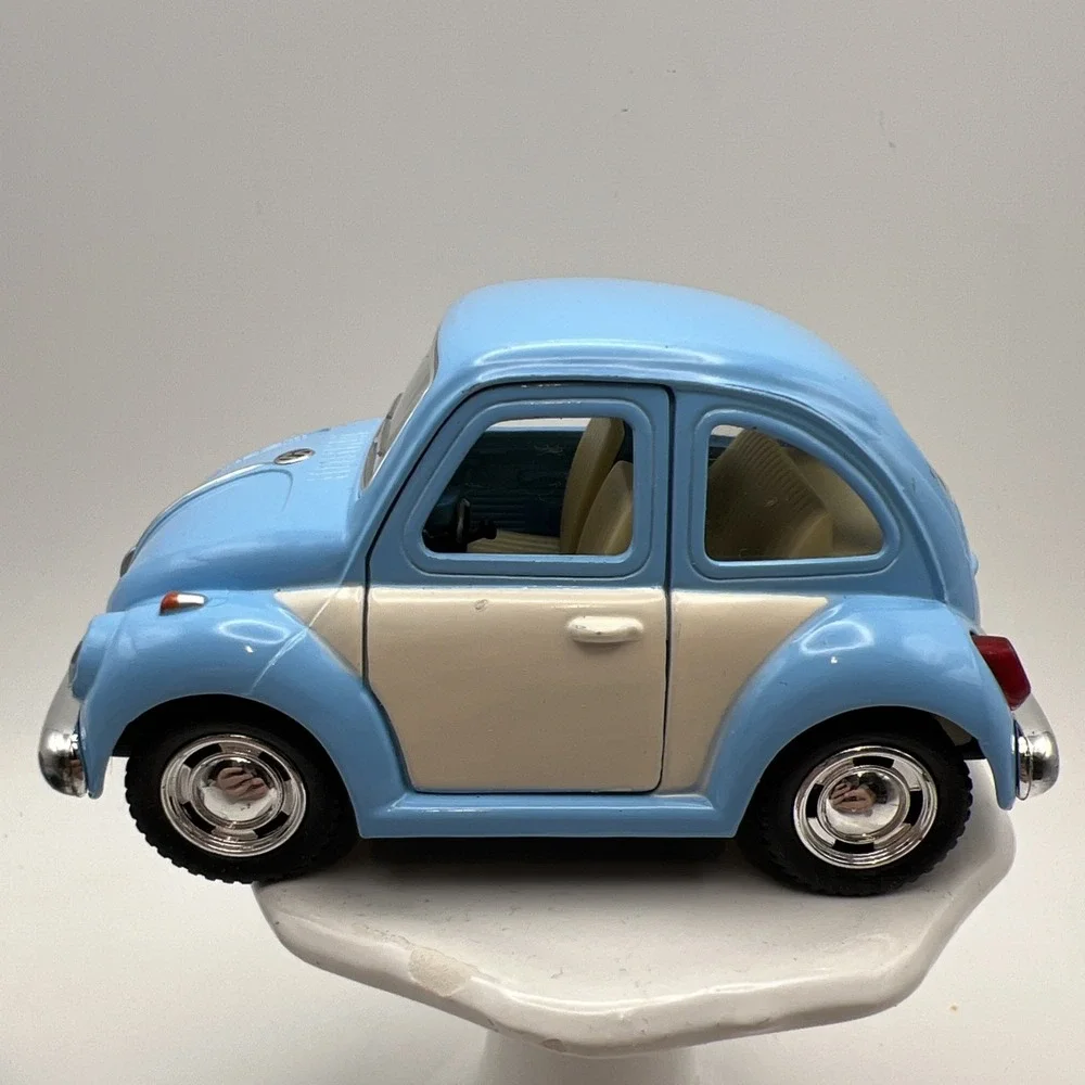 Lot Of 2 Volkswagen Beetle Diecast Model Toy Cars -4